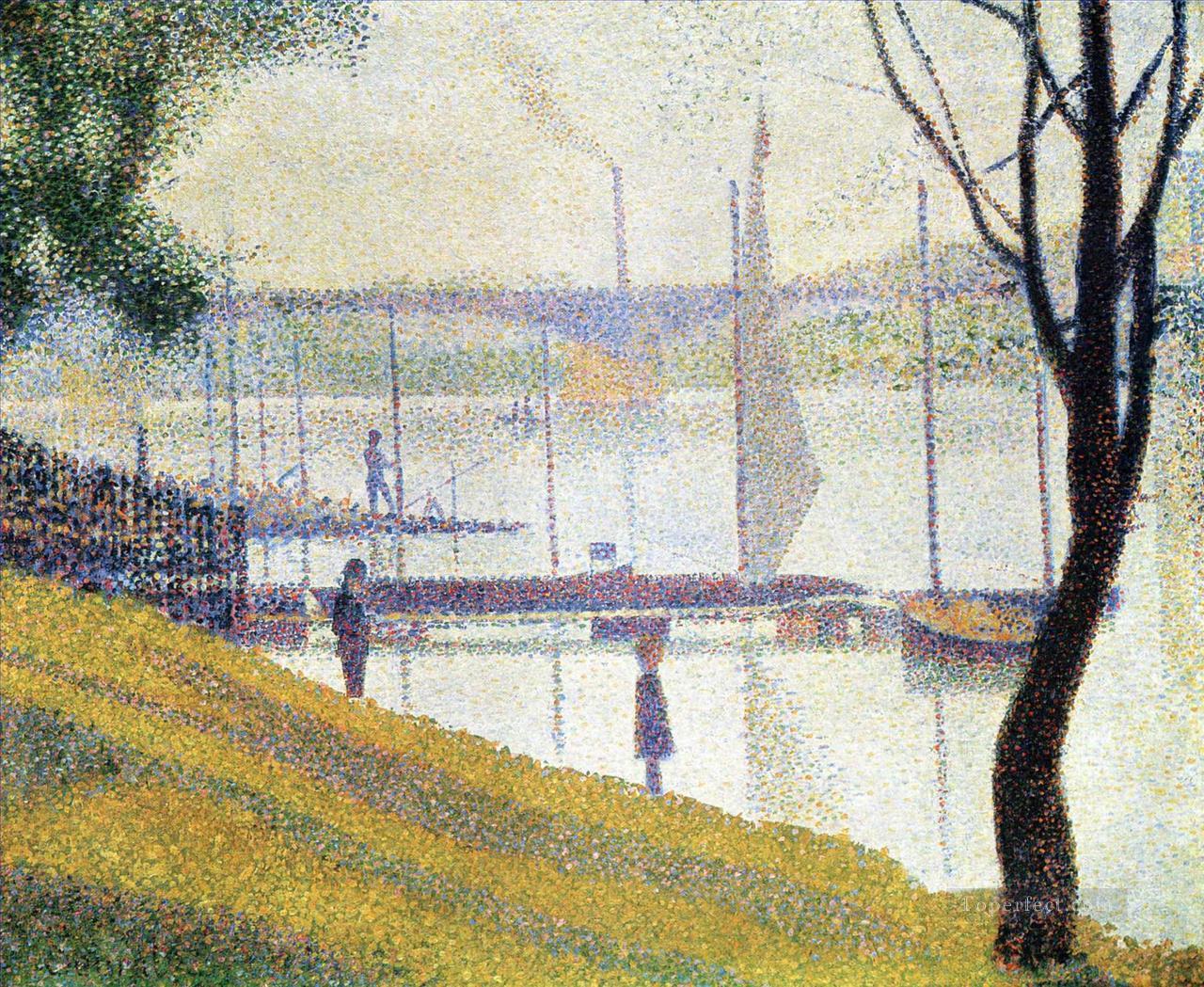 El puente de Courbevoie 1887. Pintura al óleo